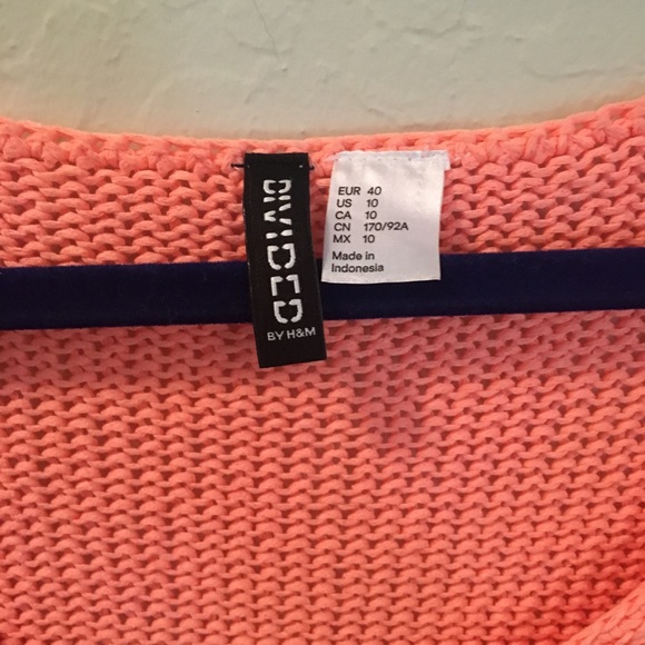 H&M Coral Knit Sweater - Picture 3 of 3